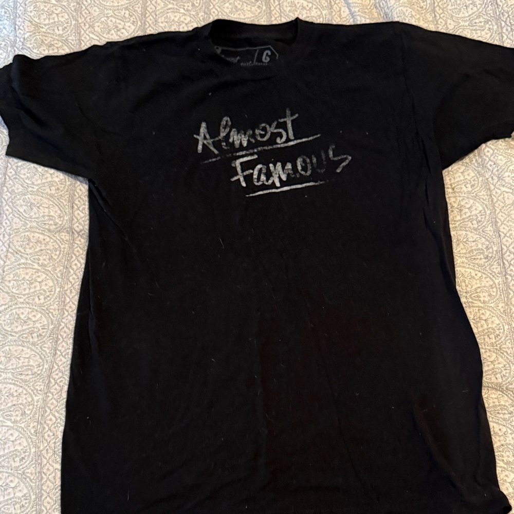 Almost Famous Black Graphic Tee - Broadway show merch!